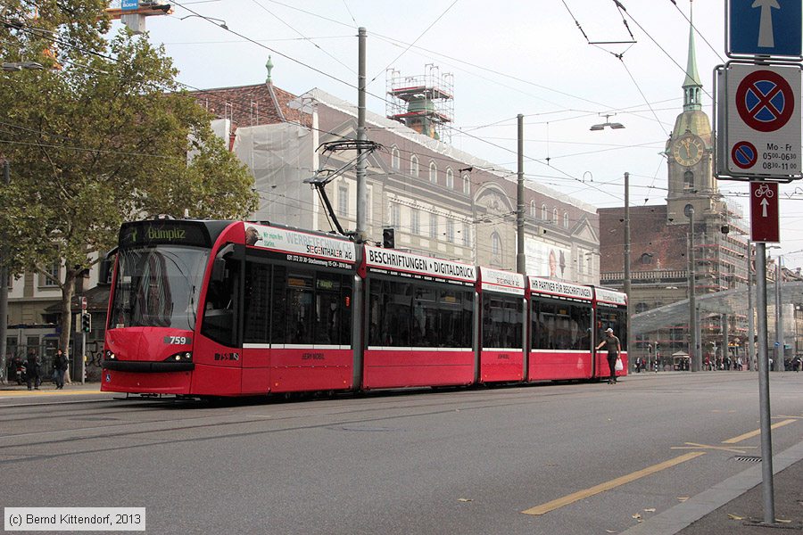 Bern - Straßenbahn - 759
/ Bild: bern759_bk1310020127.jpg