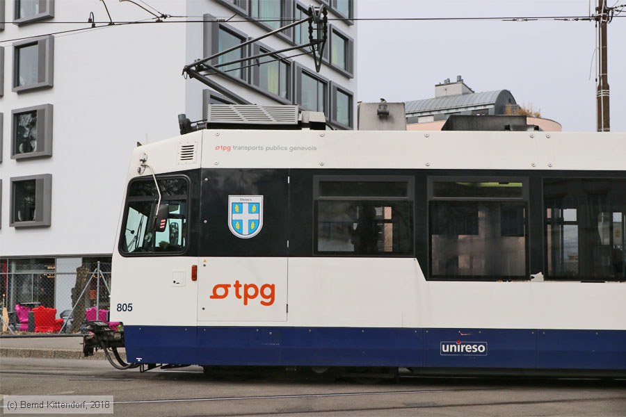 Tram Gen&egrave;ve - 805
/ Bild: genf805_bk1803270156.jpg
