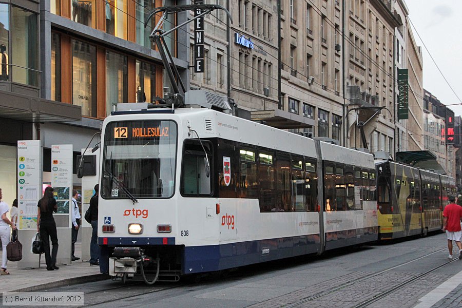 Tram Gen&egrave;ve - 808
/ Bild: genf808_bk1208240308.jpg