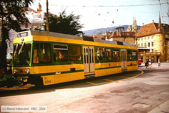 Straßenbahn Neuchâtel - 504
/ Bild: neuchatel504_ds062506.jpg