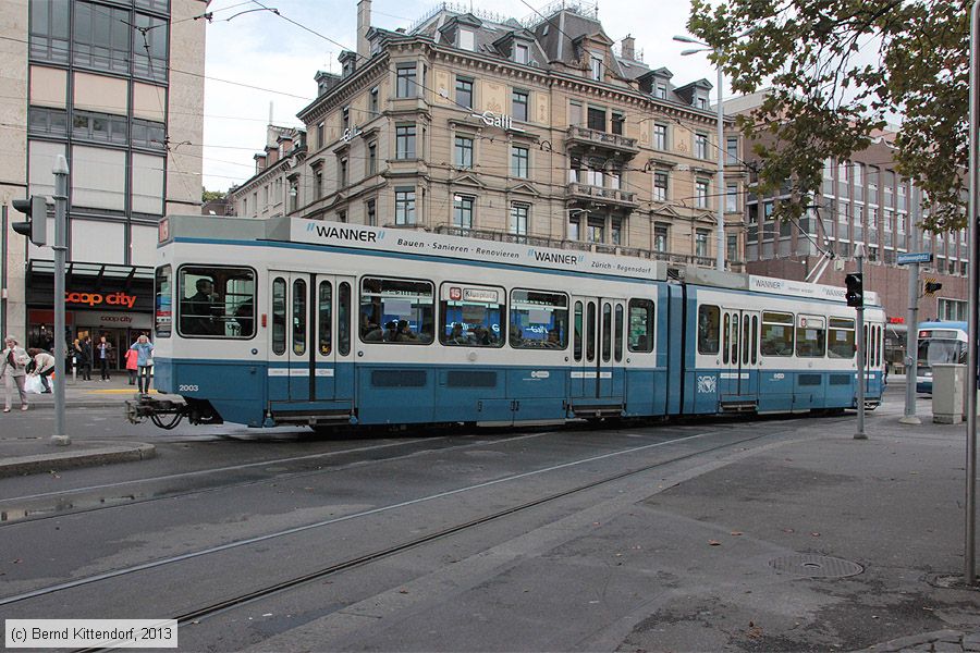 Z&uuml;rich - Stra&szlig;enbahn - 2003
/ Bild: zuerich2003_bk1309170525.jpg