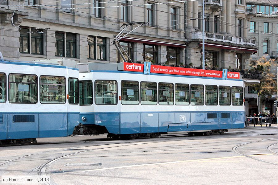 Zürich - Straßenbahn - 2428
/ Bild: zuerich2428_bk1309170301.jpg Zürich - Straßenbahn - 2428
/ Bild: zuerich2428_bk1309170301.jpg
