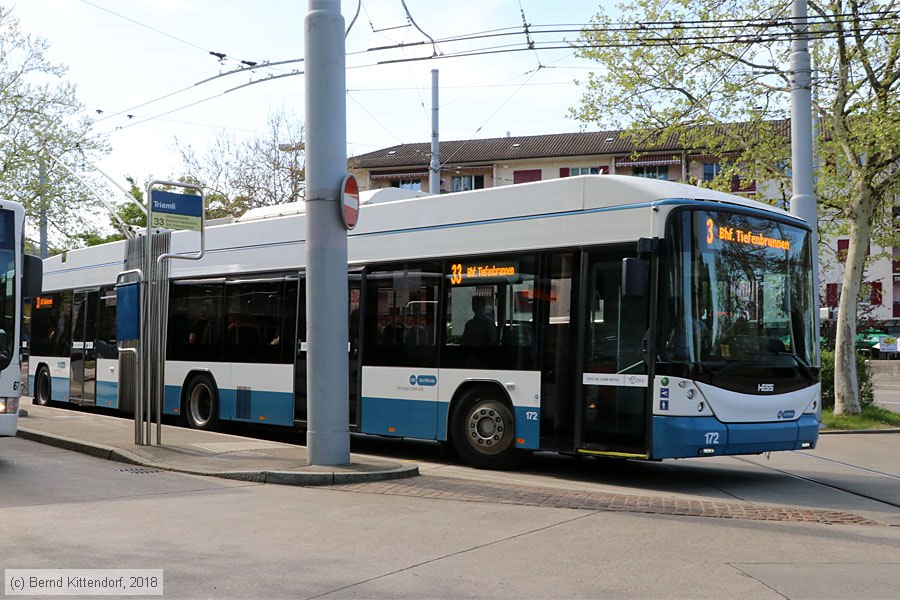Z&uuml;rich - Trolleybus - 172
/ Bild: zuerich172_bk1804240556.jpg