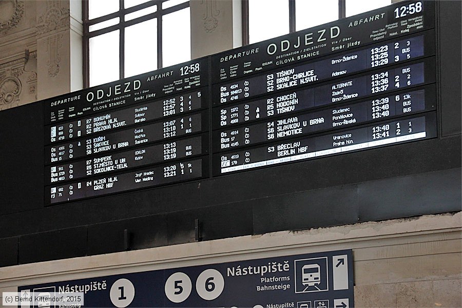 Brno Hlavní nádraží
/ Bild: bfbrnohln_bk1510130348.jpg Brno Hlavní nádraží
/ Bild: bfbrnohln_bk1510130348.jpg
