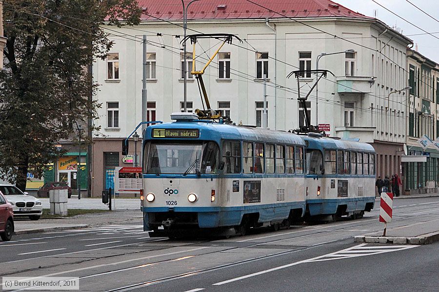 Straßenbahn Ostrava - 1026
/ Bild: ostrava1026_bk1110200558.jpg