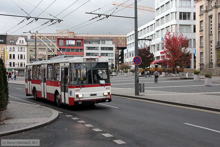 Trolleybus &Uacute;st&iacute; nad Labem - 403
/ Bild: ustinadlabem403_bk1110190355.jpg