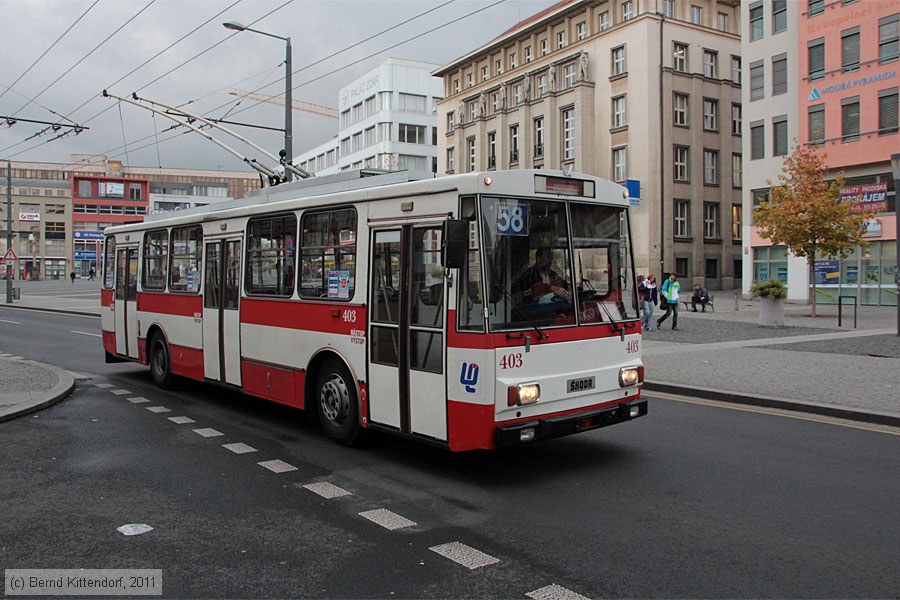 Trolleybus &Uacute;st&iacute; nad Labem - 403
/ Bild: ustinadlabem403_bk1110190358.jpg