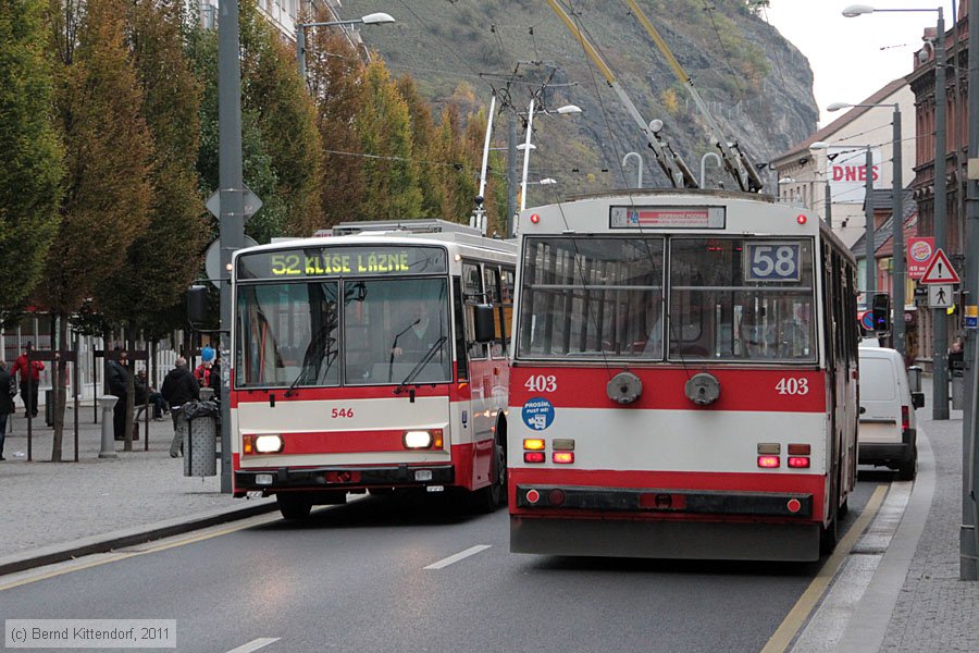 Trolleybus &Uacute;st&iacute; nad Labem - 403
/ Bild: ustinadlabem403_bk1110190359.jpg
