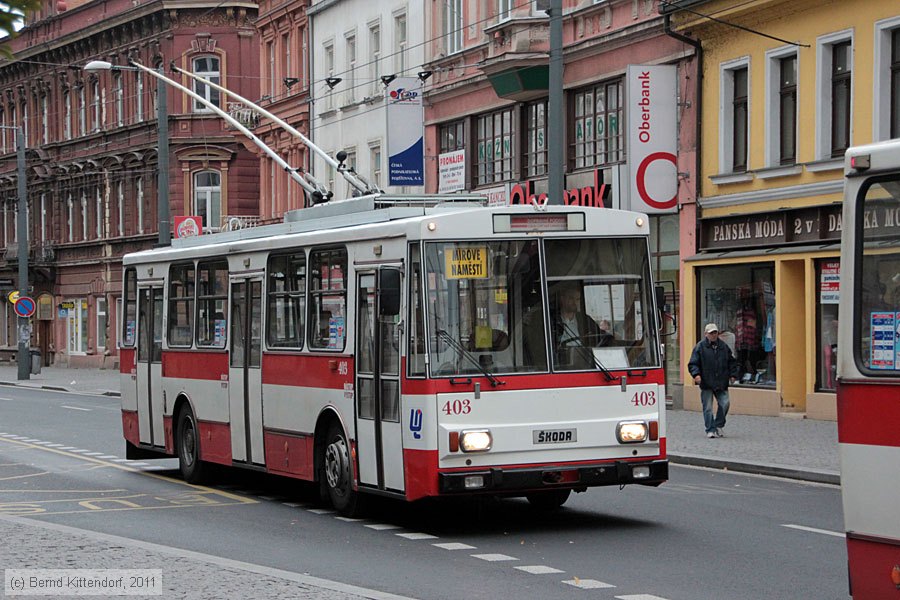 Trolleybus Ústí nad Labem - 403
/ Bild: ustinadlabem403_bk1110190373.jpg