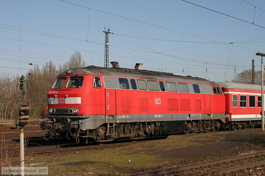 Deutsche Bahn - 218392-9
/ Bild: db2183929_bk0703120021.jpg Deutsche Bahn - 218392-9
/ Bild: db2183929_bk0703120021.jpg