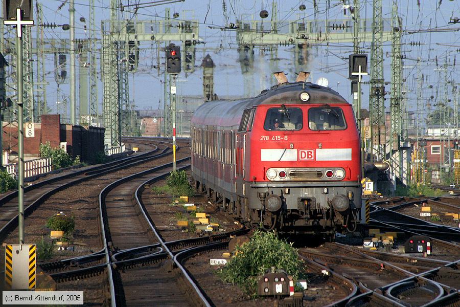 Deutsche Bahn - 218415-8
/ Bild: db2184158_e0018794.jpg Deutsche Bahn - 218415-8
/ Bild: db2184158_e0018794.jpg
