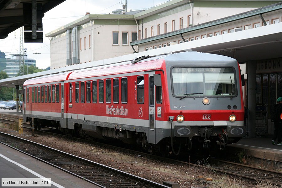 Deutsche Bahn - 628 267
/ Bild: db628267_bk1008120064.jpg Deutsche Bahn - 628 267
/ Bild: db628267_bk1008120064.jpg
