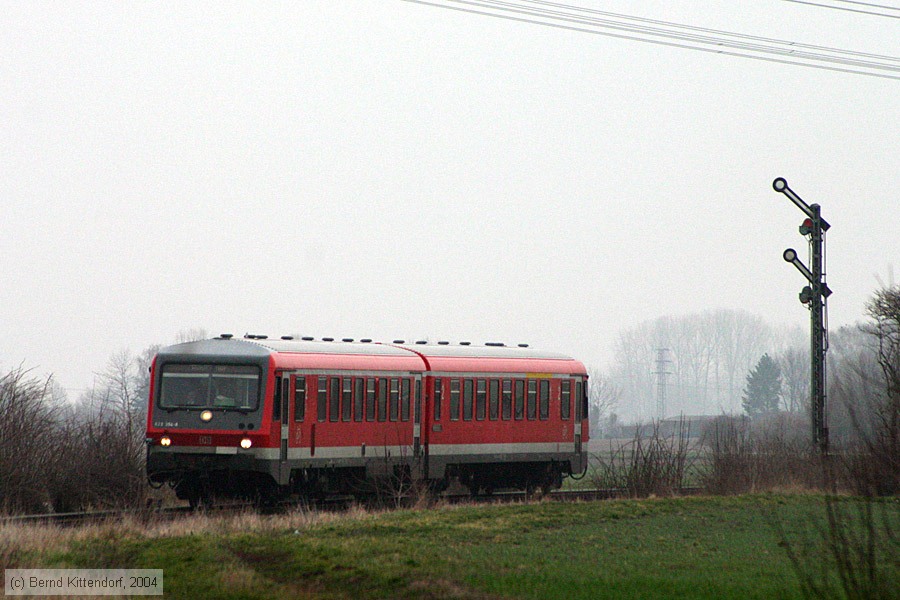 Deutsche Bahn - 628304-8
/ Bild: db6283048_e0002065.jpg Deutsche Bahn - 628304-8
/ Bild: db6283048_e0002065.jpg