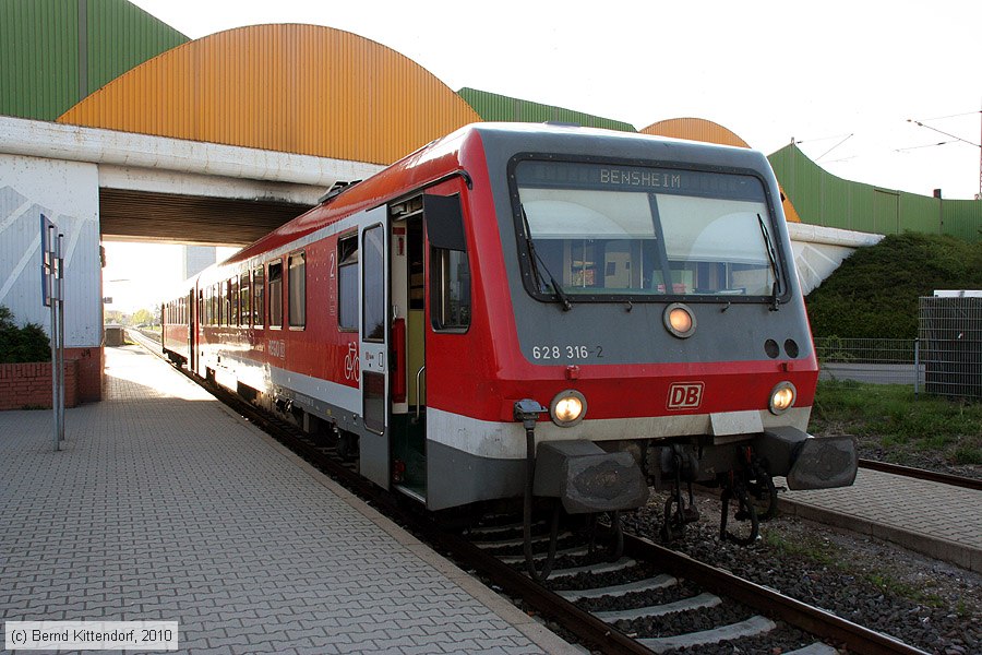 Deutsche Bahn - 628 316
/ Bild: db628316_bk1004170013.jpg Deutsche Bahn - 628 316
/ Bild: db628316_bk1004170013.jpg