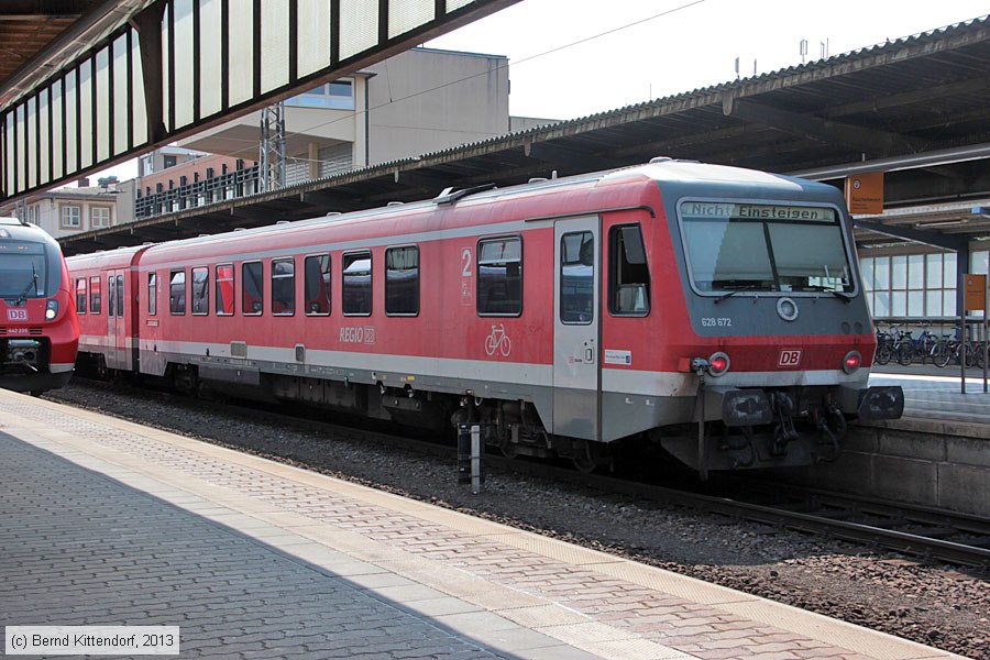 Deutsche Bahn - 628 672
/ Bild: db628672_bk1307170089.jpg Deutsche Bahn - 628 672
/ Bild: db628672_bk1307170089.jpg