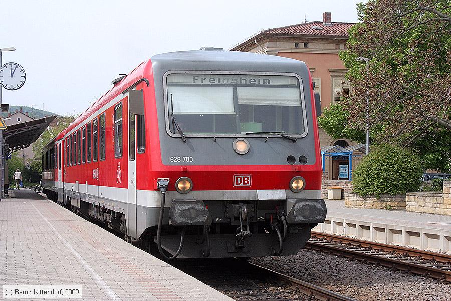 Deutsche Bahn - 628 700
/ Bild: db628700_bk0904260012.jpg Deutsche Bahn - 628 700
/ Bild: db628700_bk0904260012.jpg