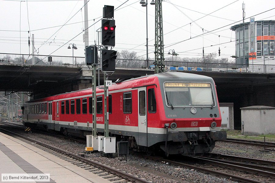 Deutsche Bahn - 628 905
/ Bild: db628905_bk1312120042.jpg Deutsche Bahn - 628 905
/ Bild: db628905_bk1312120042.jpg