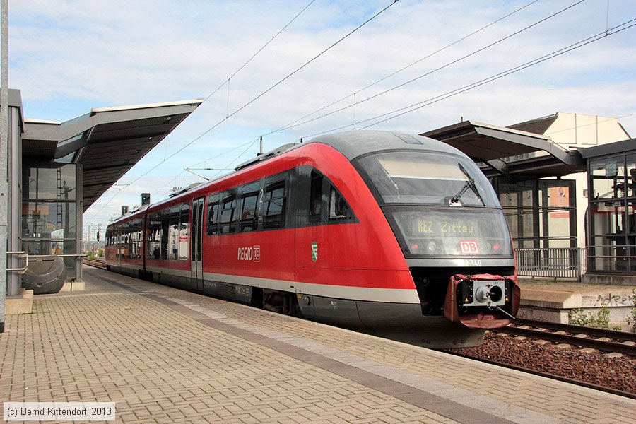 Deutsche Bahn - 642 149
/ Bild: db642149_bk1310140166.jpg Deutsche Bahn - 642 149
/ Bild: db642149_bk1310140166.jpg
