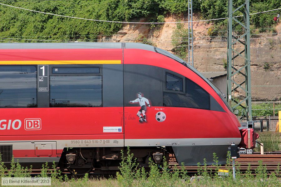 Deutsche Bahn - 643 516
/ Bild: db643516_bk1306060036.jpg