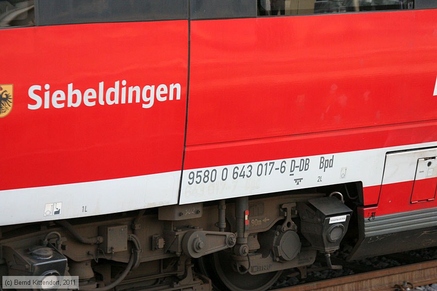 Deutsche Bahn - 643 017
/ Bild: db643017_bk1104040047.jpg