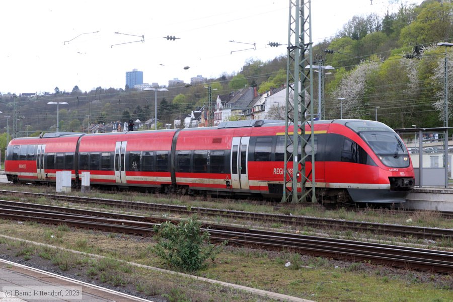 Deutsche Bahn - 643 550
/ Bild: db643550_bk2304170124.jpg Deutsche Bahn - 643 550
/ Bild: db643550_bk2304170124.jpg