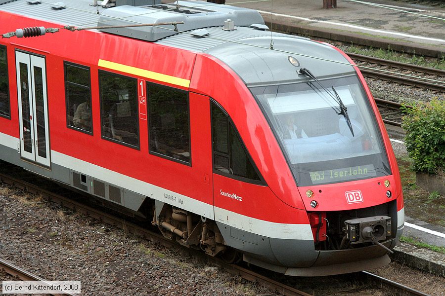 Deutsche Bahn - 648618-7
/ Bild: db6486187_bk0808120046.jpg