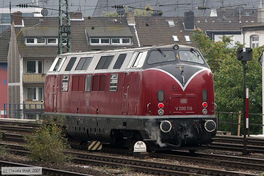 Historische Diesel-Lok - V 200 116
/ Bild: dbv200116_cw0710030087.jpg