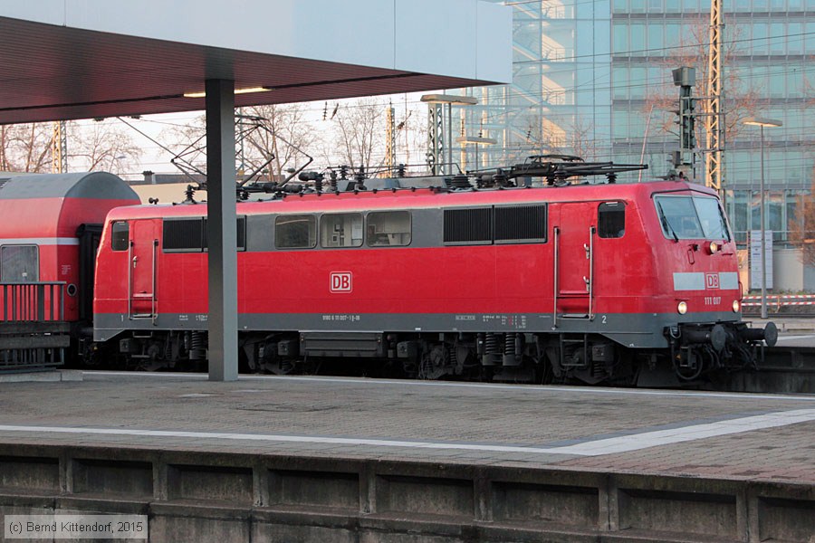 Deutsche Bahn - 111 007
/ Bild: db111007_bk1503270001.jpg Deutsche Bahn - 111 007
/ Bild: db111007_bk1503270001.jpg