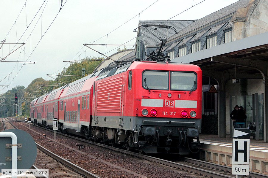 Deutsche Bahn - 114 017
/ Bild: db114017_bk1210150066.jpg