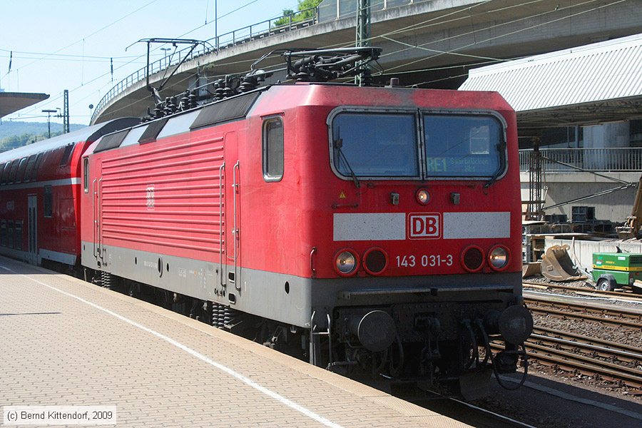 Deutsche Bahn - 143031-3
/ Bild: db1430313_bk0905230065.jpg Deutsche Bahn - 143031-3
/ Bild: db1430313_bk0905230065.jpg