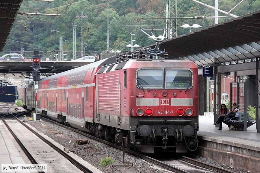 Deutsche Bahn - 143114-7
/ Bild: db1431147_bk1108160078.jpg Deutsche Bahn - 143114-7
/ Bild: db1431147_bk1108160078.jpg