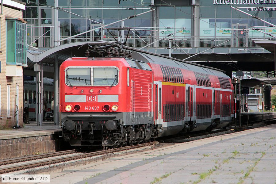 Deutsche Bahn - 143 637
/ Bild: db143637_bk1206140069.jpg