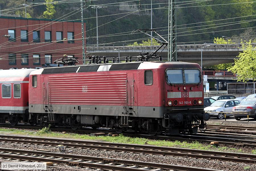 Deutsche Bahn - 143905-8
/ Bild: db1439058_bk1104070078.jpg