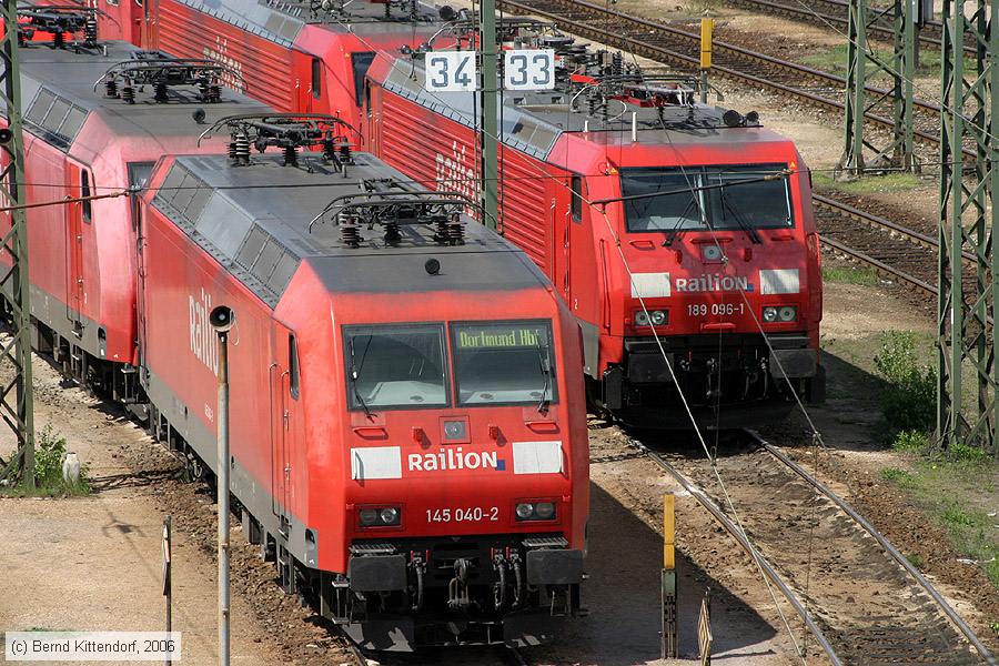 Deutsche Bahn - 145040-2
/ Bild: db1450402_bk0604290010.jpg Deutsche Bahn - 145040-2
/ Bild: db1450402_bk0604290010.jpg