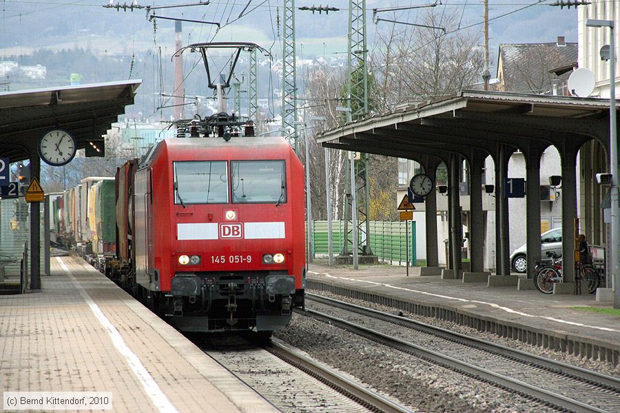 Deutsche Bahn - 145051-9
/ Bild: db1450519_bk1003250135.jpg