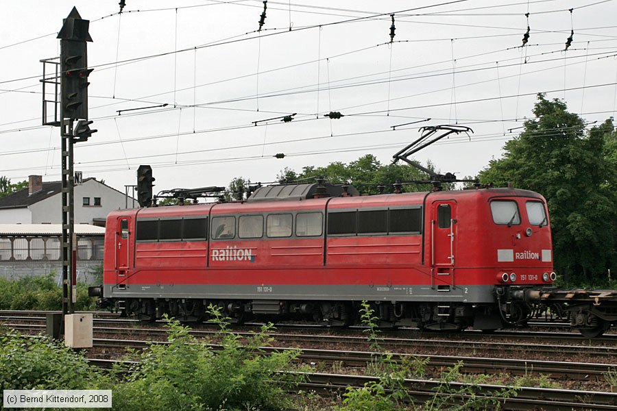 Deutsche Bahn - 151131-0
/ Bild: db1511310_bk0806030031.jpg Deutsche Bahn - 151131-0
/ Bild: db1511310_bk0806030031.jpg