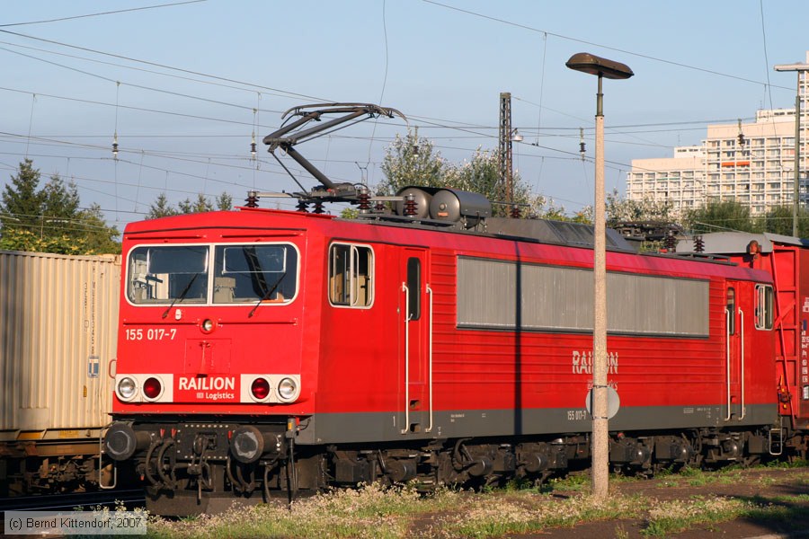 Deutsche Bahn - 155017-7
/ Bild: db1550177_bk0708300061.jpg
