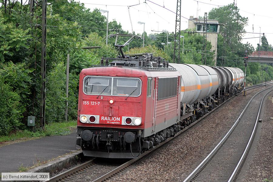 Deutsche Bahn - 155121-7
/ Bild: db1551217_bk0806110035.jpg Deutsche Bahn - 155121-7
/ Bild: db1551217_bk0806110035.jpg