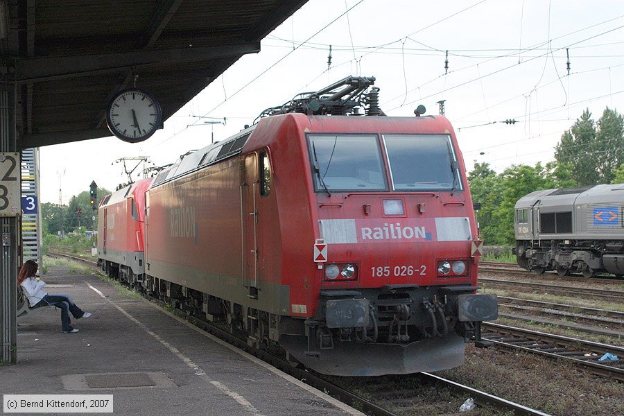 Deutsche Bahn - 185026-2
/ Bild: db1850262_bk0706040017.jpg