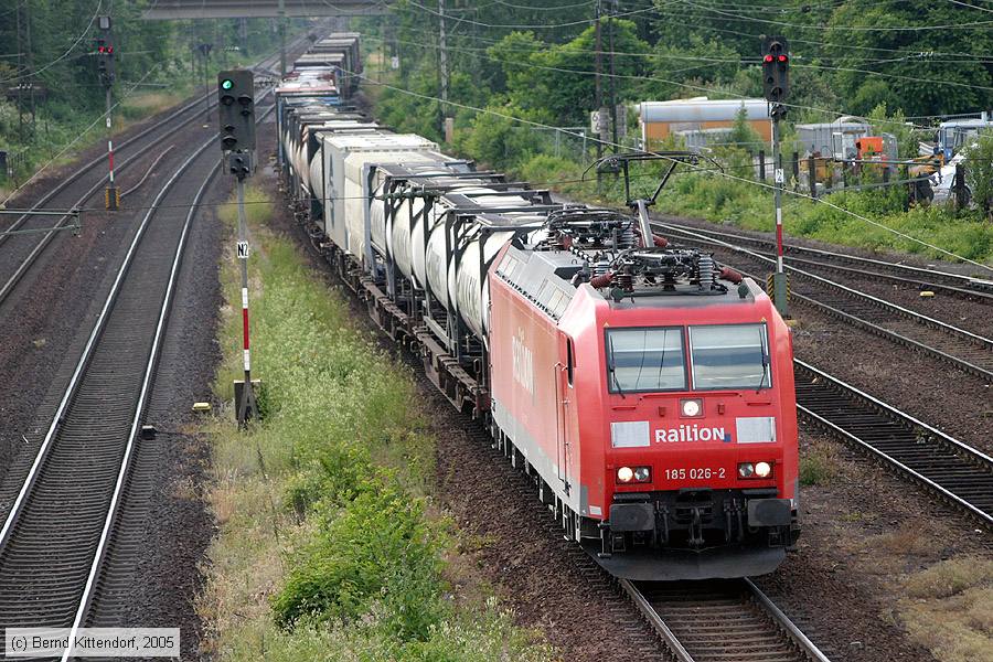 Deutsche Bahn - 185026-2
/ Bild: db1850262_e0021526.jpg Deutsche Bahn - 185026-2
/ Bild: db1850262_e0021526.jpg