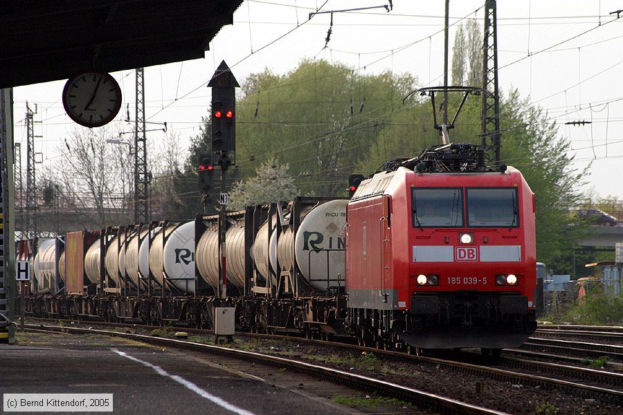 Deutsche Bahn - 185039-5
/ Bild: db1850395_e0016256.jpg