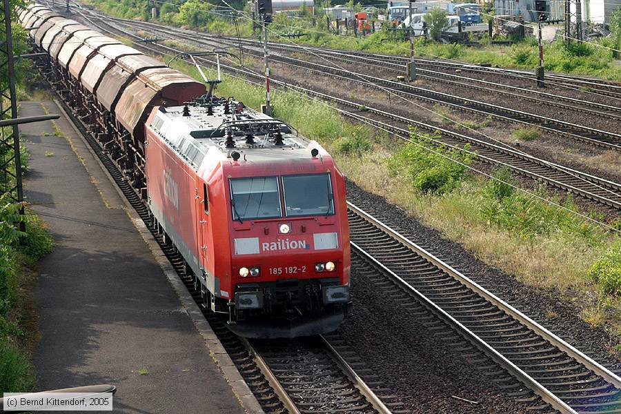 Deutsche Bahn - 185192-2
/ Bild: db1851922_e0021493.jpg Deutsche Bahn - 185192-2
/ Bild: db1851922_e0021493.jpg