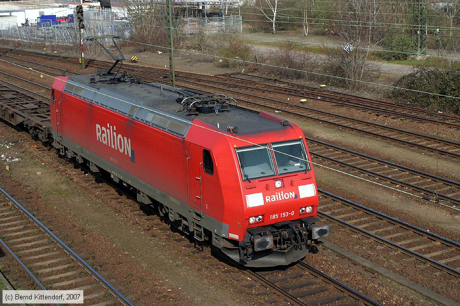 Deutsche Bahn - 185193-0
/ Bild: db1851930_bk0703150109.jpg Deutsche Bahn - 185193-0
/ Bild: db1851930_bk0703150109.jpg