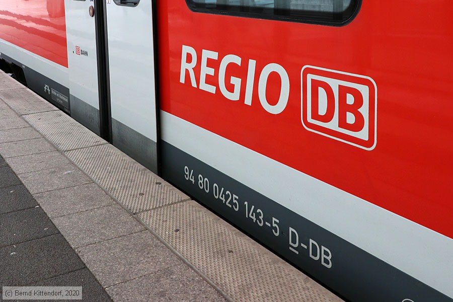 Deutsche Bahn - 425143-5
/ Bild: db4251435_bk2009100049.jpg