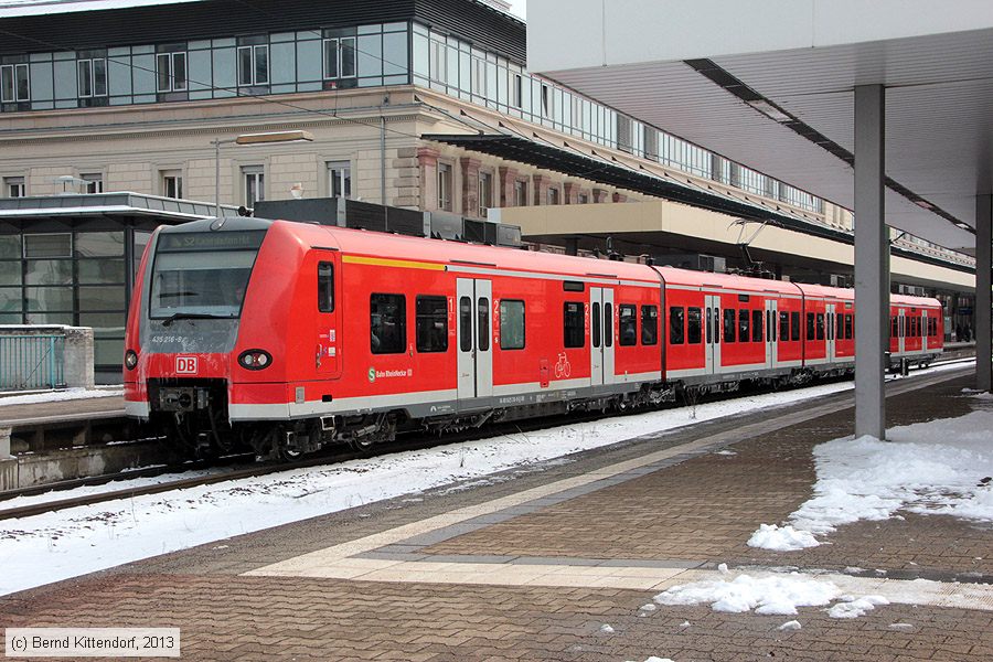 Deutsche Bahn - S-Bahn Rhein Neckar - 425216-9
/ Bild: db4252169_bk1303130029.jpg