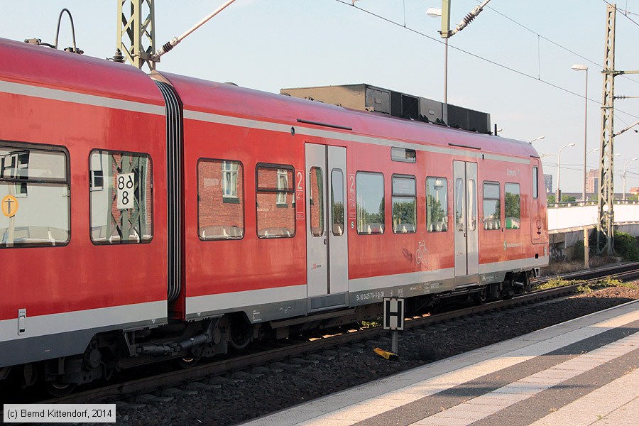 Deutsche Bahn - S-Bahn Rhein Neckar - 425714-3
/ Bild: db4257143_bk1406120064.jpg