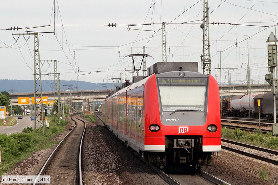 Deutsche Bahn - S-Bahn Rhein Neckar - 425727-5
/ Bild: db4257275_bk0805250283.jpg Deutsche Bahn - S-Bahn Rhein Neckar - 425727-5
/ Bild: db4257275_bk0805250283.jpg