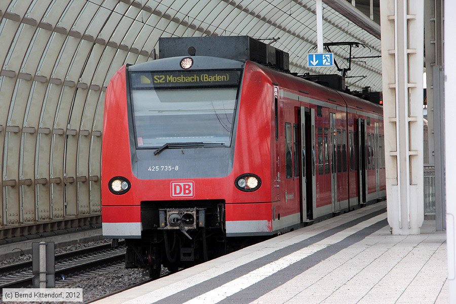 Deutsche Bahn - S-Bahn Rhein Neckar - 425735-8
/ Bild: db4257358_bk1207160045.jpg Deutsche Bahn - S-Bahn Rhein Neckar - 425735-8
/ Bild: db4257358_bk1207160045.jpg