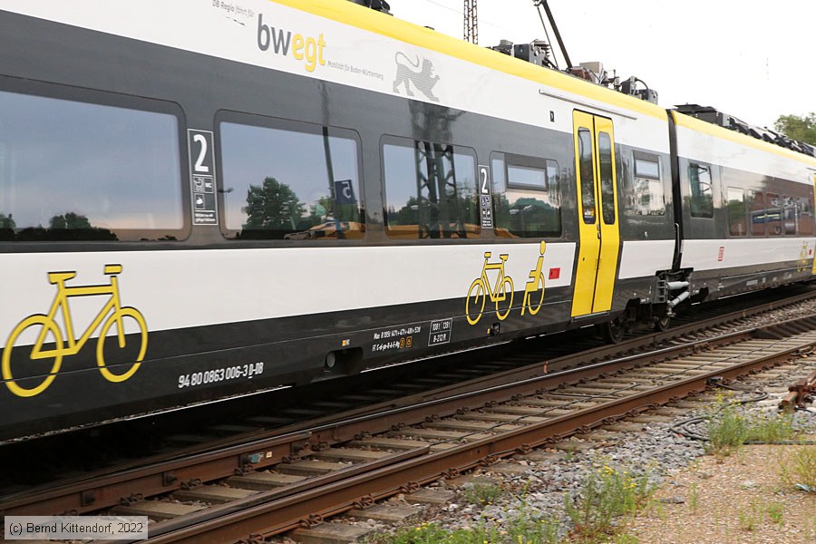 Deutsche Bahn - 863 006
/ Bild: db8630063_bk2206300232.jpg
