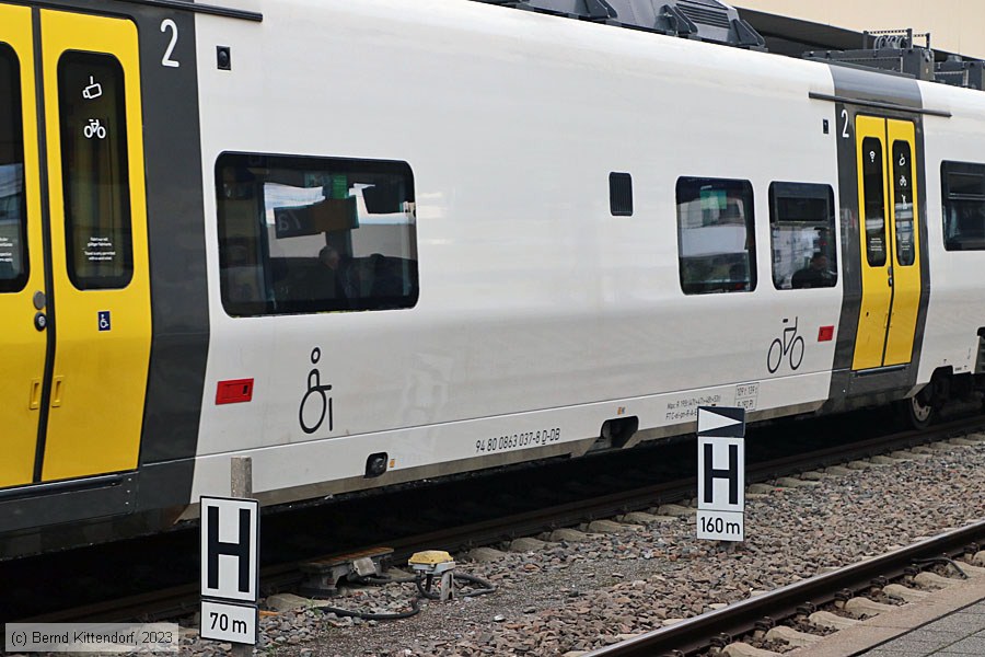 Deutsche Bahn - 863 037
/ Bild: db8630378_bk2309220004.jpg